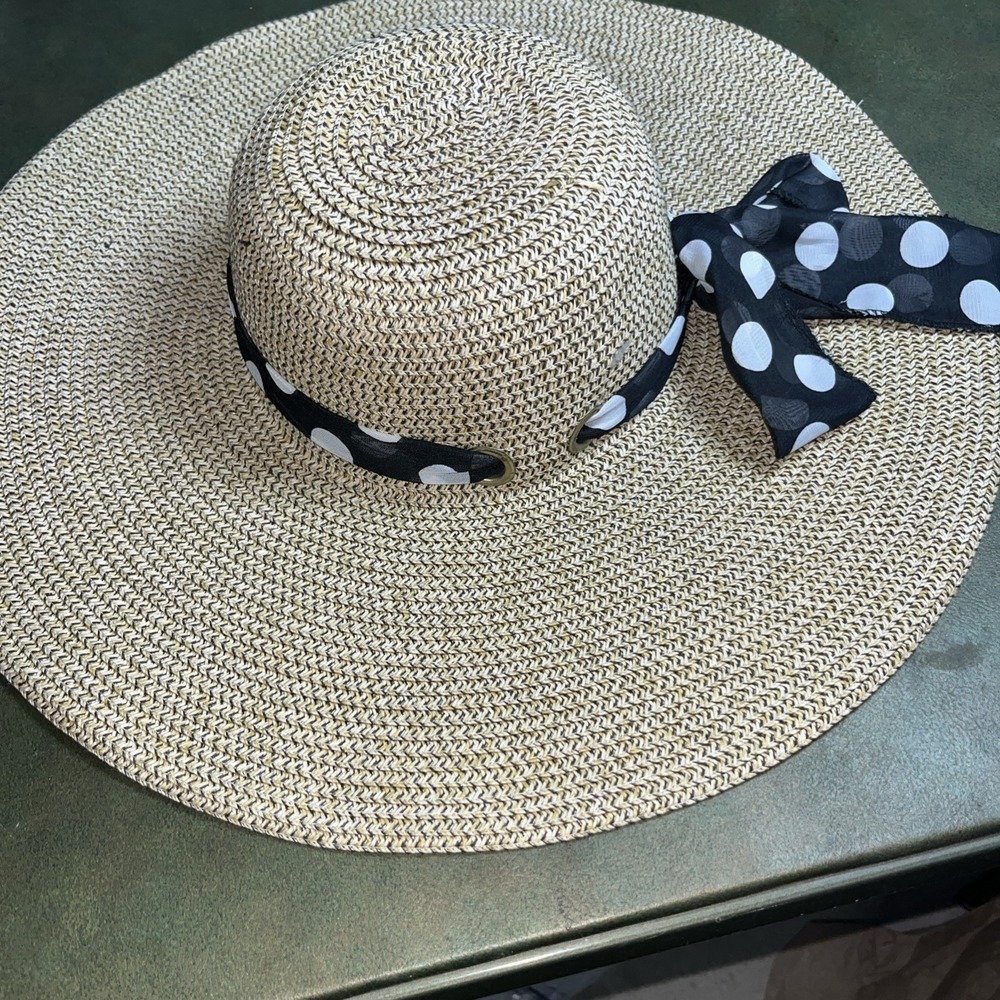 Rima Beach World Women's Floppy Beach Straw Hat Wide Brim, One Size.